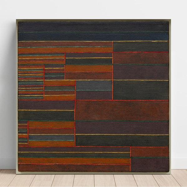 Reproduction of the painting In the six current thresholds - Paul Klee
