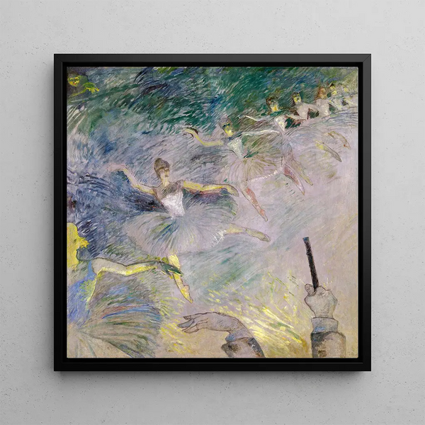 Ballet Dancers - Henri de Toulouse-Lautrec — framed artwork on a wall