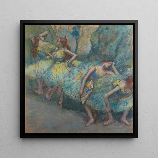 Reproduction of the painting Danseurs de ballet dans les coulisses - Edgar Degas