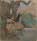 Reproduction of the painting Danseurs de ballet dans les coulisses - Edgar Degas