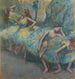 Reproduction of the painting Danseurs de ballet dans les coulisses - Edgar Degas