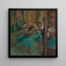 Dancers pink and green - Edgar Degas — framed artwork on a wall