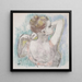 Dancer, bust - Edgar Degas — framed artwork on a wall