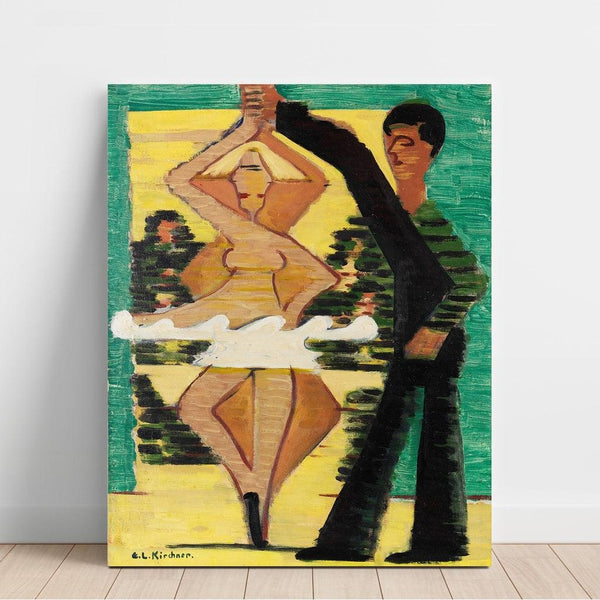 Reproduction of the painting Dancing Dancer - Ernst Ludwig Kirchner