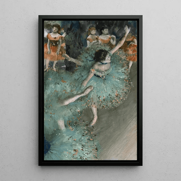 Reproduction of the painting Green Dancer - Edgar Degas
