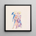 Dancers - Ernst Ludwig Kirchner — framed artwork on a wall