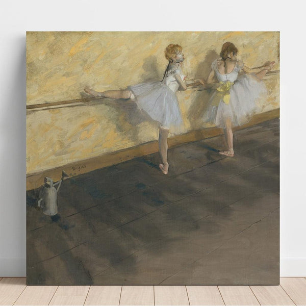 Reproduction of the painting Dancers at the Barre - Edgar Degas