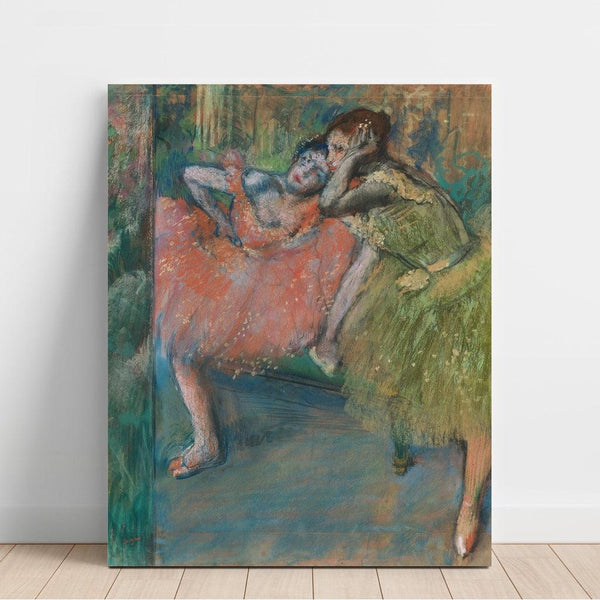 Reproduction of the painting of Danseuses au foyer - Edgar Degas