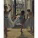 Reproduction of the painting of dancers in a practice room (Three Dancers) - Edgar Degas
