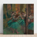 Reproduction of the painting of Dancers, roses and greens - Edgar Degas