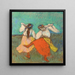 Russian Dancers - Edgar Degas — framed artwork on a wall
