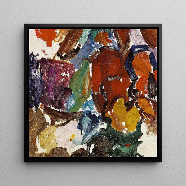 Dante and Virgil - Edvard Weie — framed artwork on a wall