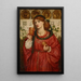 La Coupe d'amour - Dante Gabriel Rossetti — framed artwork on a wall