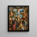 The Crucifixion - Danube School — framed artwork on a wall