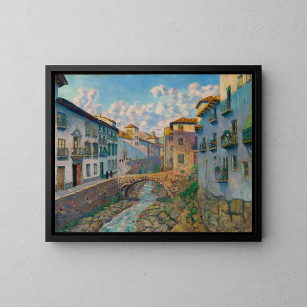 Le Darro - Darío de Regoyos — framed artwork on a wall