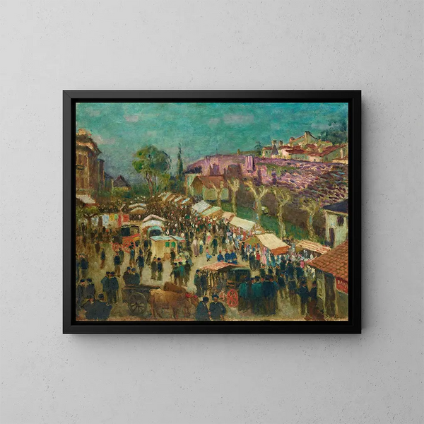 Mars en Navarre - Darío de Regoyos — framed artwork on a wall
