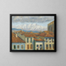 Rentera and the mountains of Aya - Darío de Regoyos — framed artwork on a wall