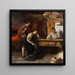 Das Ständchen - Heinrich Rettig — framed artwork on a wall