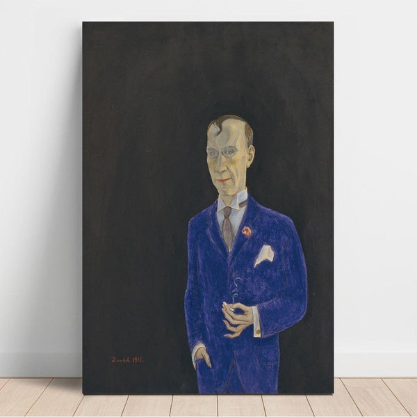 Reproduction of the painting David Sprengel, 1880-1941, writer, critic - Nils Dardel