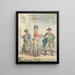 Et La Posta - David Allan — framed artwork on a wall