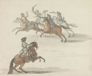 The armed robbery on the road - David Allan — artwork view