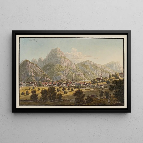 Altorf Painting - David Alois Schmid — framed artwork on a wall