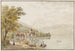 View of Oberhofen on Lake Thun - David Alois Schmid — artwork view