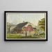 a rustic house in the Entlebuch - David Alois Schmid — framed artwork on a wall