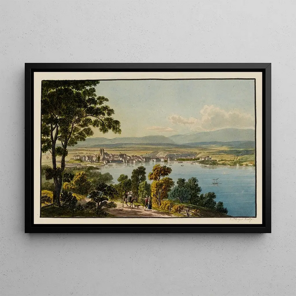 Geneva - David Alois Schmid — framed artwork on a wall