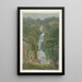 La Cascade du Giessbach - David Alois Schmid — framed artwork on a wall