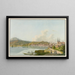 Lucerne depuis la tuilerie dessinée - David Alois Schmid — framed artwork on a wall