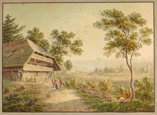 House of a Peasant Near Muri - David Alois Schmid — artwork view