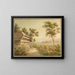 House of a Peasant Near Muri - David Alois Schmid — framed artwork on a wall