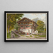 Maison paysanne d'Unterwald - David Alois Schmid — framed artwork on a wall