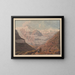 View taken at the passage of the Furka, Ury canton - David Alois Schmid — framed artwork on a wall