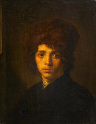 Young man with a fur hat - David Bailly — artwork view