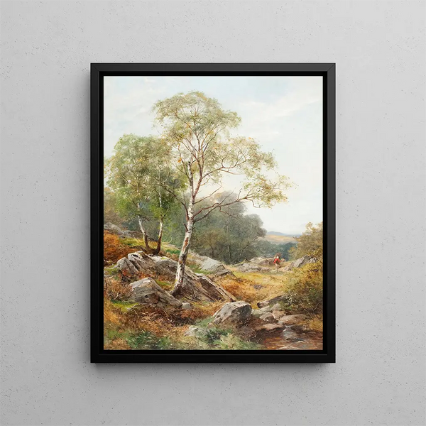 À Glen Falloch - David Bates — framed artwork on a wall