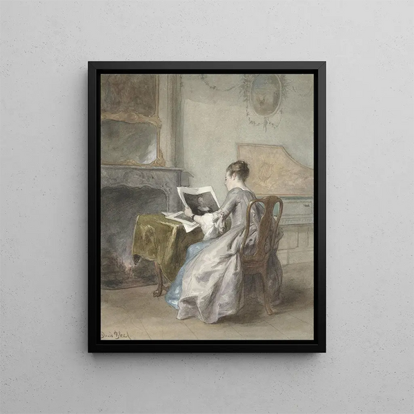 Critique d'art - David Bles — framed artwork on a wall