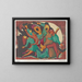 Dance Jitterbug - David Burke — framed artwork on a wall