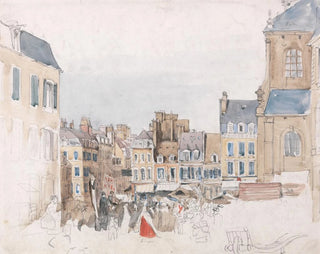 a French market - David Cox — artwork view