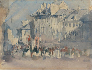 A religious procession - David Cox — artwork view