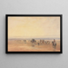 Traversée des sables de Lancaster - David Cox — framed artwork on a wall