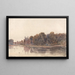 Eton from the Thames - David Cox — framed artwork on a wall