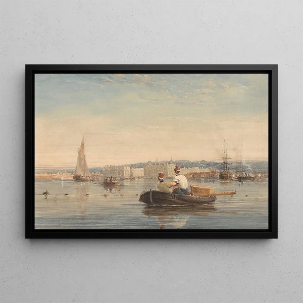 Greenwich Painting - David Cox — framed artwork on a wall