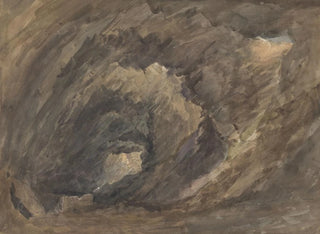 Interior of the Cave - David Cox — artwork view