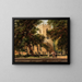 Church of Harborne near Birmingham - David Cox — framed artwork on a wall