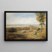 Lancaster painting, peace and war - David Cox — framed artwork on a wall