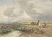 Landscape Painting with Travelers - David Cox — artwork view