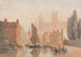 Cathedral of Lincoln from Brayford Pool - David Cox — artwork view