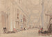 Library long at Blenheim Palace - David Cox — artwork view